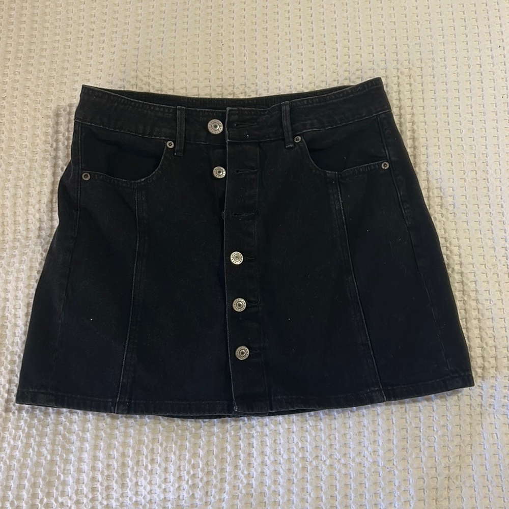 American Eagles Black Denim Skirt